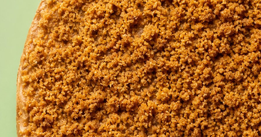 Stroopwafel cubierto de crema de Lotus Biscoff
